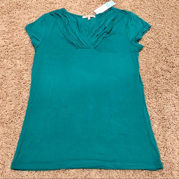 41Hawthorn Keandra Ruched V-Neck Knit Top - Picture 2 of 5